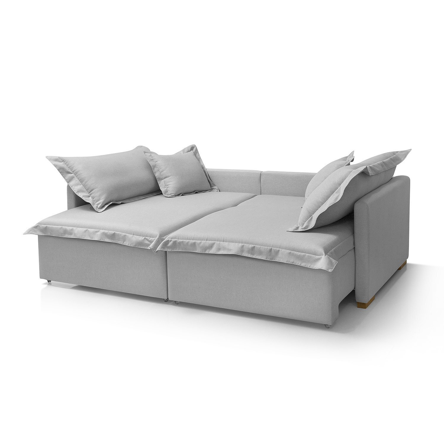 Sofá Cama Portinari 2 Lugares Retrátil Claro 216 Cm - 4