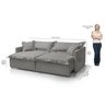 Sofá Cama Portinari 2 Lugares Retrátil  216 Cm - 7