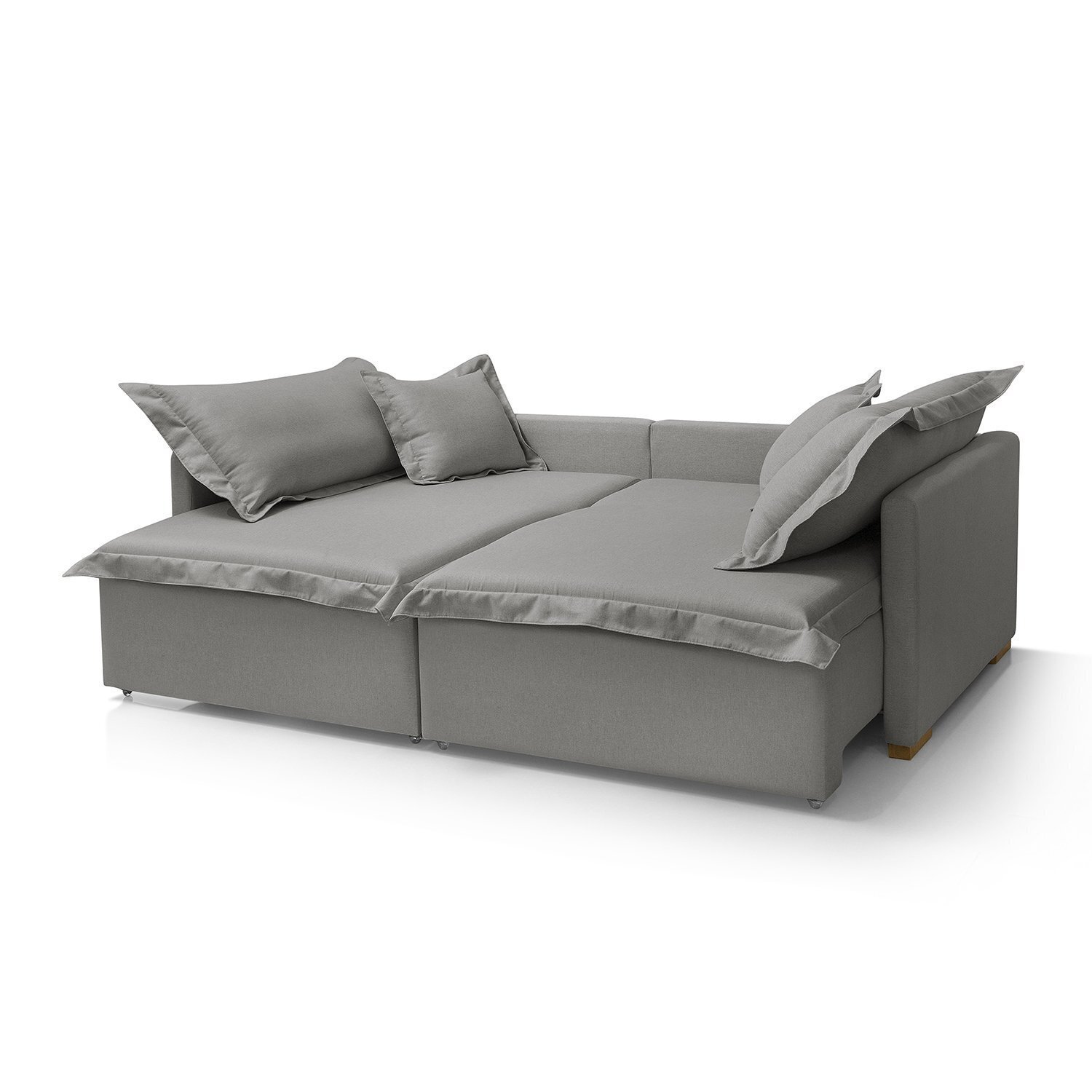 Sofá Cama Portinari 2 Lugares Retrátil Claro 216 Cm - 4