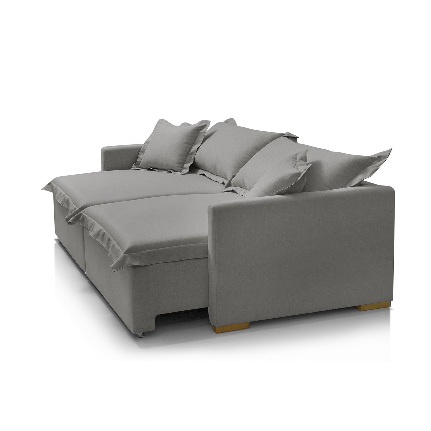 Sofá Cama Portinari 2 Lugares Retrátil Claro 216 Cm - 6