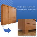 Ver imagem 7 de Guarda-roupa 3 Portas 9 Gavetas Florença Espresso Móveis