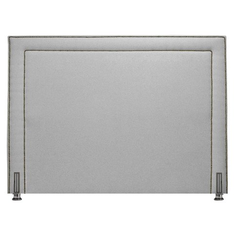 Cabeceira Box King 193cm Linho Bouclê Dama Luxo Cinza Sofa Store