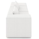 Ver imagem 7 de Sofá 3 Lugares com Puff para Sala Living 298cm Austin P08 Bouclê Branco - Lyam Decor