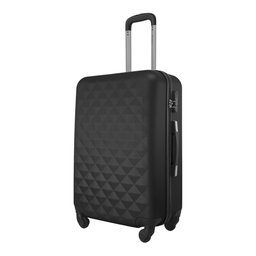 Mala de Viagem Tamanho Média 23kg Rodas 360 - Gladiador Diamond D1m: Preto - 2