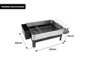 Ver imagem 4 de Escorredor de Louça Calha Úmida Speciale 32x58x22cm em Aço Inox com Bandeja Coletora