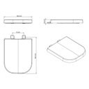 Ver imagem 2 de Assento Original Termofixo Amortecido Gap Branco/Blanco Matte Roca