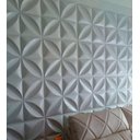 Ver imagem 2 de Placa Pianel PVC Pétalas 3d Revestimento de Parede Decorativa 50cm