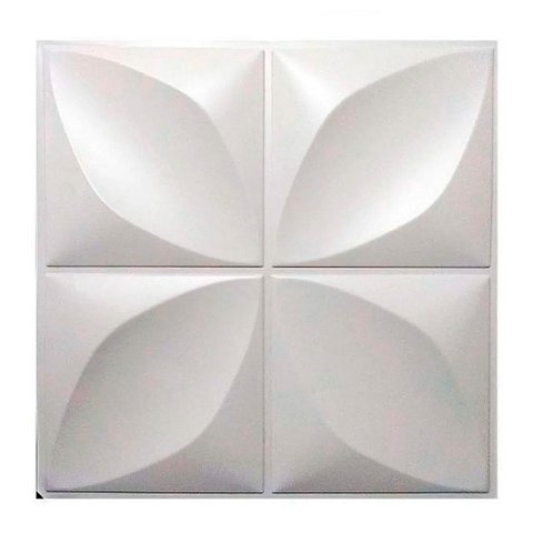 Placa Pianel PVC Pétalas 3d Revestimento de Parede Decorativa 50cm