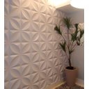 Ver imagem 4 de Placa Pianel PVC Pétalas 3d Revestimento de Parede Decorativa 50cm