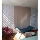 Ver imagem 6 de Placa Pianel PVC Pétalas 3d Revestimento de Parede Decorativa 50cm