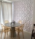 Ver imagem 3 de Placa Pianel PVC Pétalas 3d Revestimento de Parede Decorativa 50cm