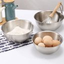 Ver imagem 2 de Tigela Bowl Inox Bacia Cumbuca Preparo Receita Multiuso Salada Fruta Resistente Duravel Residencial 