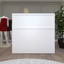 Ver imagem 7 de Balcão de Atendimento para Recepção - 120cm de Largura Branco