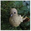 Ver imagem 3 de Kit 6 Enfeite Decoração Árvore Natal Pomba Dourada Natalina 16cm