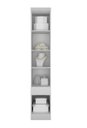 Ver imagem 2 de Modulado Mesa de Cabeceira 1 Gaveta 1 Porta - Rizon-Branco - Móveis Novo Horizonte