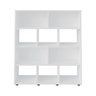 Rack Artely Móveis Book Com 10 Nichos Branco - 4