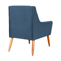 Poltrona Ariane Luxo Suede Cores - DS Estofados Azul Royal - 4