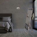 Ver imagem 3 de Espelho Decorativo de Chão c/ Suporte Moka / Nude 153x43cm Retangular