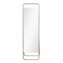 Ver imagem 1 de Espelho Decorativo de Chão c/ Suporte Moka / Nude 153x43cm Retangular