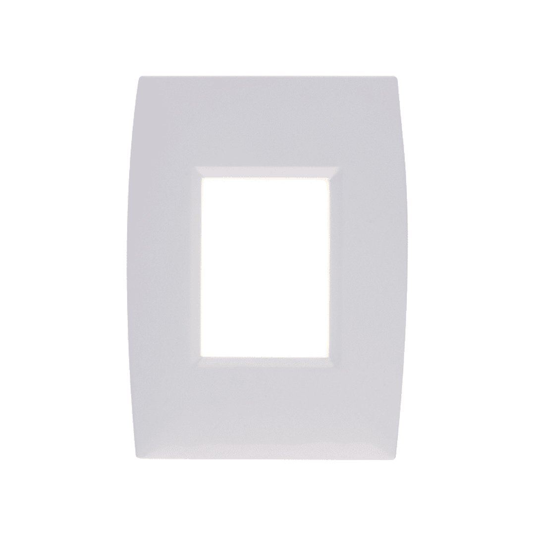 Balizador de Parede Led Libra Retangular 2w 3000k Branco Quente Bivolt Branco