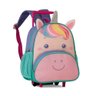 Mochila Infantil com Rodinhas Unicornio - Roxo - 1