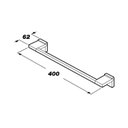 Ver imagem 2 de Toalheiro de Barra 400 Mm Ritmo
