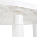 Ver imagem 5 de Mesa Plástica Redonda 91cm Desmontável Branca - 15151451 - Mor Mesa Plástica Redonda 91cm Desmontáve