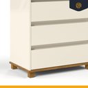 Ver imagem 5 de Mini Cômoda/mesa de Cabeceira 3 Gavetas Ej Móveis