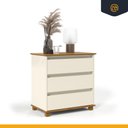 Ver imagem 6 de Mini Cômoda/mesa de Cabeceira 3 Gavetas Ej Móveis