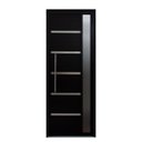 Ver imagem 1 de Porta Lambril Solara com Puxador e Visor 80 X 2.10 Preta Lado Esquerdo – Hale