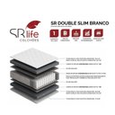 Ver imagem 7 de Colchão King Sr Life Double Slim Ac Espuma D28 193x203x31cm Branco