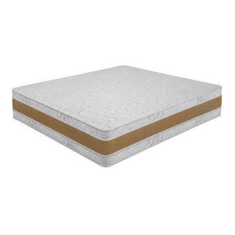 Colchão King Sr Life Double Slim Ac Espuma D28 193x203x31cm Branco