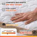 Ver imagem 6 de Colchão King CBP Casal Molas Ensacadas Real 193x202x27cm Branco / Bege - Suporta até 130kg por Pesso