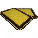 Ver imagem 1 de Tapete de Crochê Amarelo Artesanal