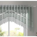 Ver imagem 5 de Cortina Renda Cozinha Cascata 3,00 m X 1,00 Alt Pistache