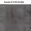 Ver imagem 4 de Sofá Cama 2 Lugares Retrátil Luven D28 4 Almofadas Soltas:Suede Grafite