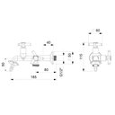 Ver imagem 2 de Torneira para Tanque e Máquina de Parede One