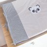 Trocador Bebê Plastificado Menino Panda 70cm x 50cm com Capa Plástica Removível - 2