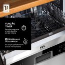 Ver imagem 6 de Lava Louça Máquina de Lavar Louça 14 Serviços Prata Ell14s 220v - Eos B164093 220v