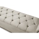 Ver imagem 3 de Baú para Quarto Cama Box Queen Size Grécia Madeira Estofado:bege