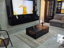 Ver imagem 2 de Mesa de Centro de Sala Floral 90 X 70 Retangular Preta ou Branca