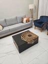 Ver imagem 4 de Mesa de Centro de Sala Floral 90 X 70 Retangular Preta ou Branca