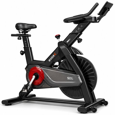 Bicicleta Spinning Resistência Magnética Evox S800 Roda de Inércia 13kg