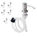 Ver imagem 1 de Dispenser Dosador Mangueira Flexivel Kit 5 Unidades Embutir Suporte Pia Cozinha Liquidos Banheiro