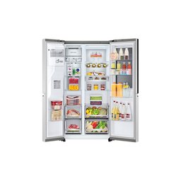 Refrigerador Smart LG Side By Side Instaview Door-in-door UVNANO 598L Aço Escovado 220V GC-X257CSHS - 3