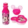 Kit Refeição Minnie Garrafinha Retrô 500ml e Potes Minnie Rosa - Plasútil - 1