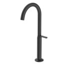 Ver imagem 1 de Torneira para Lavatório de Mesa Bica Alta Design Preto/Matte Celite
