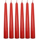 Ver imagem 1 de Conjunto 6 Vela Decoração Natalina Vermelho Castiçal de 21cm