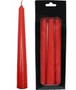 Ver imagem 2 de Conjunto 6 Vela Decoração Natalina Vermelho Castiçal de 21cm
