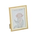 Ver imagem 1 de Porta Retrato 13x18cm Mdf e Vidro Bege e Marrom Espressione